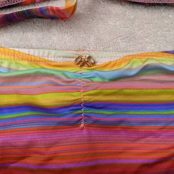 PILYQ COLORFUL SUNSET BIKINI SWIMSUIT SZ S - Picture 8 of 12